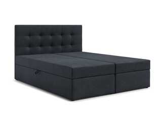 Boxspring met opbergfunctie, 140×200, Donker grijs